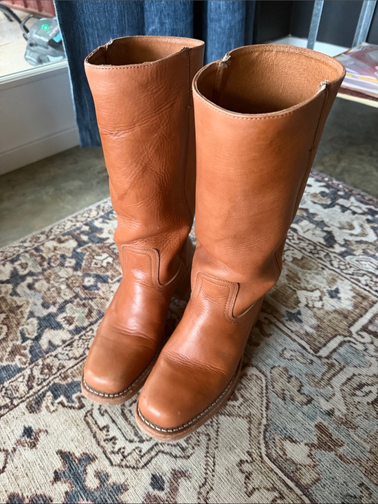 Frye Shoes - Frye Campus 14 L Saddle Leather Boots